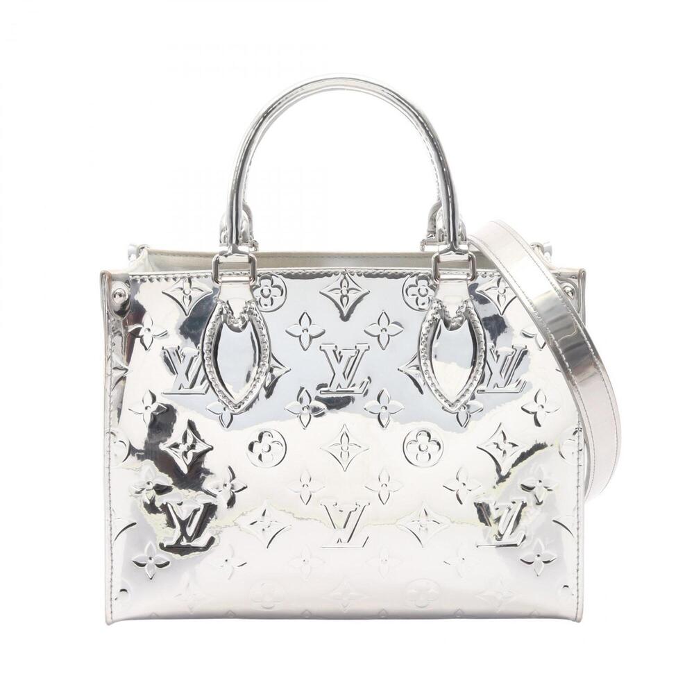 Louis Vuitton OnTheGo PM 2-Way Handbag, Coated Canvas, Monogram Miroir, Women...